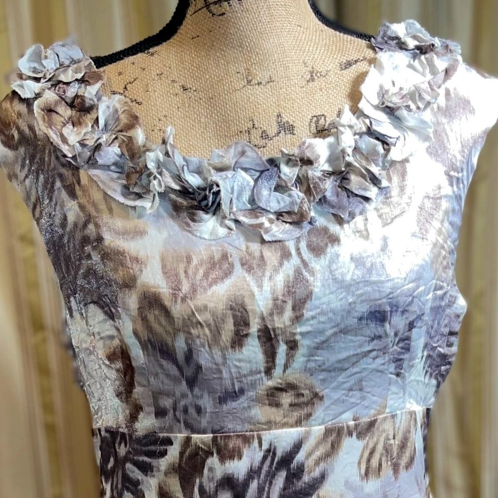 Neutral Toned A-Line Dress